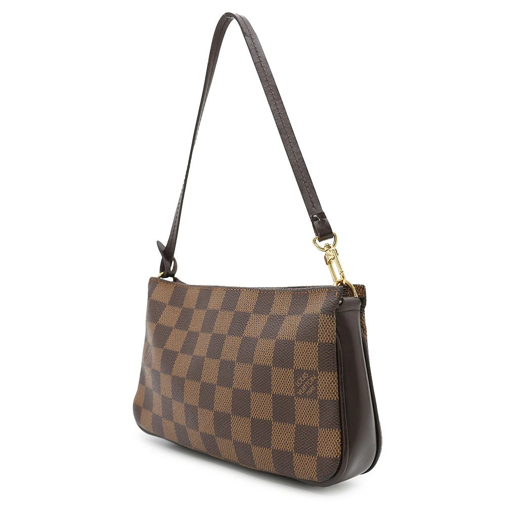 Louis Vuitton Brown Handbag Ebene Damier Navona